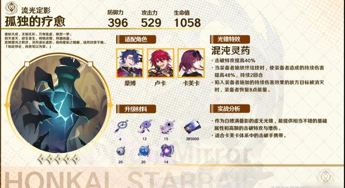 《探索崩坏星穹铁道：谁是疗愈光锥的最佳伙伴？》