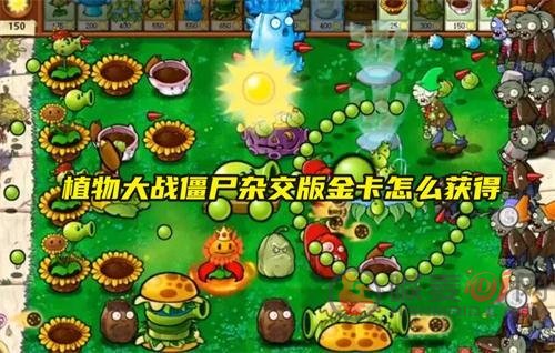 如何获取植物大战僵尸杂交版金卡
